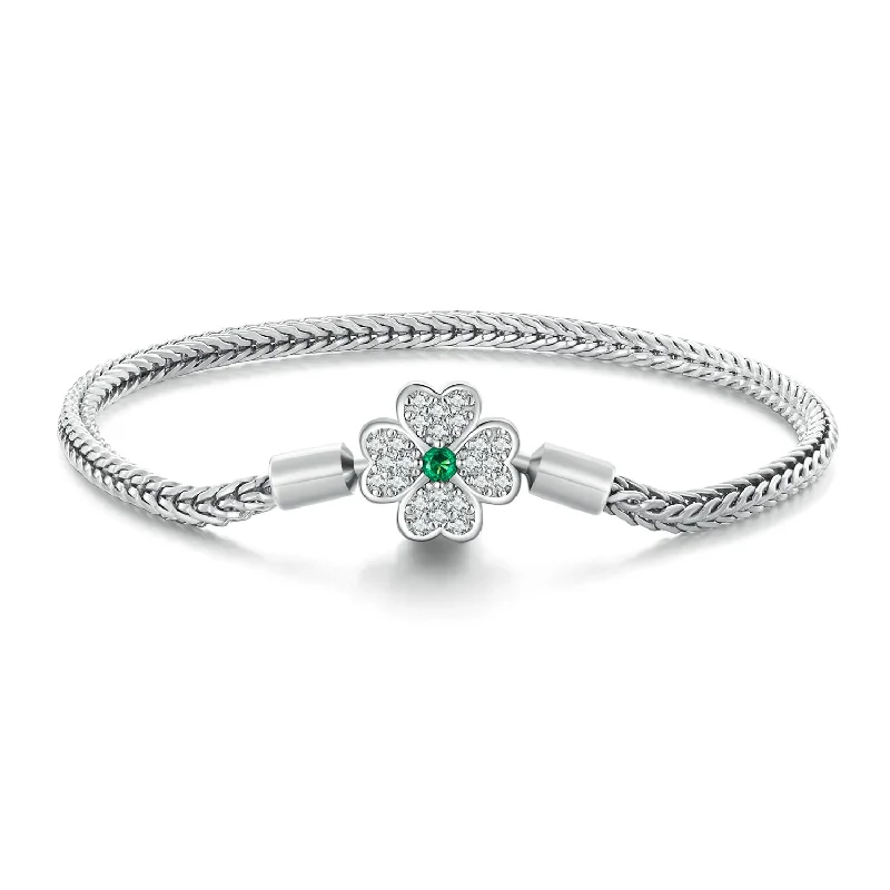 Stunning Jewelry At A Fraction Of The Price Lucky Four Leaf Clover Bracelet