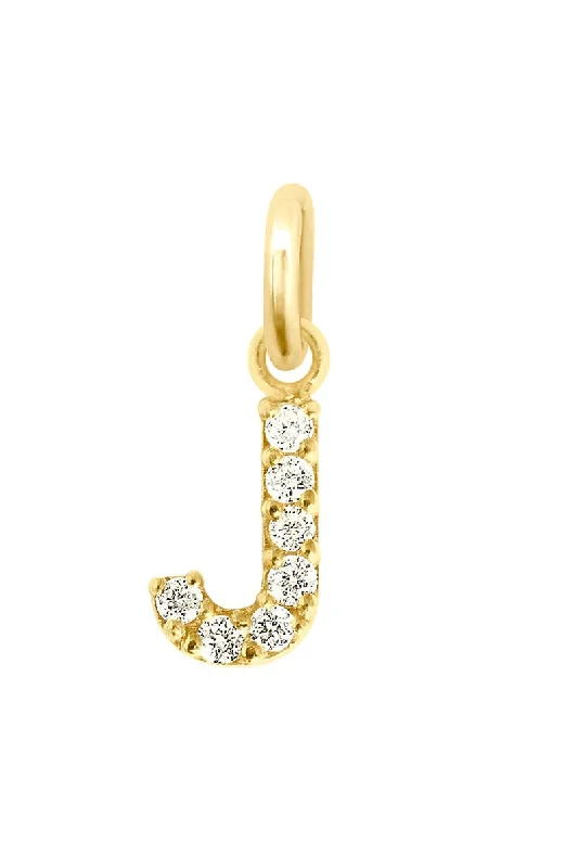 Limited-Stock Jewelry Sale – Once It's Gone, It's Gone Lucky Letter Diamond Pendant - Yellow Gold (by Special Order)