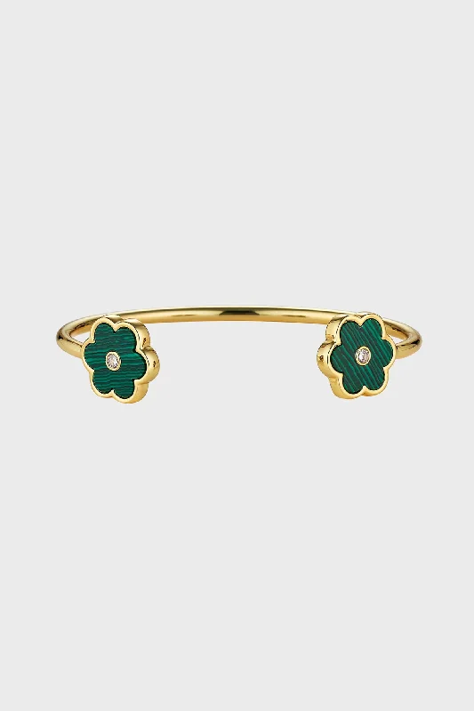 Breathtaking Jewelry, Breathtaking Prices Malachite Petite Petal Cuff