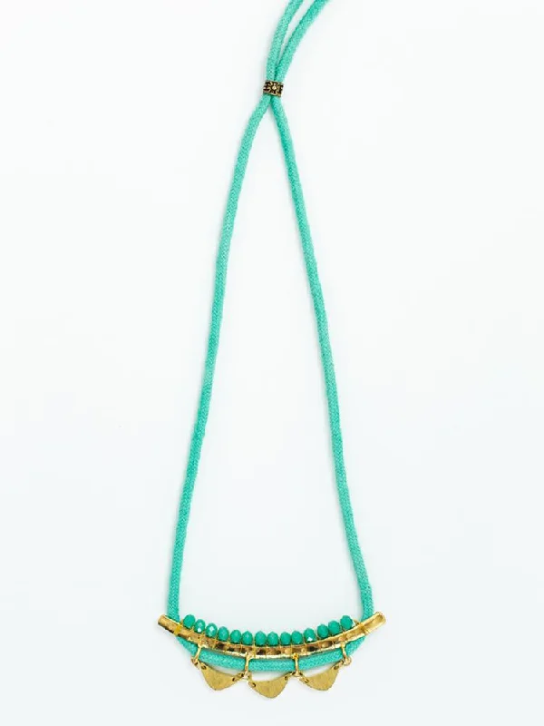 Discounted Jewelry For A Glamorous Look Malika Necklace - Teal