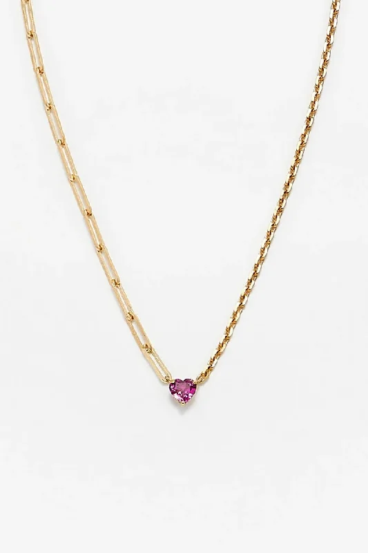 Unmissable Jewelry Sale – Shop Before It's Too Late Maxi Collier Solitaire Coeur - Rose Or Jaune Unmissable Jewelry Sale – Shop Before It's Too Late Maxi Collier Solitaire Coeur - Rose Or Jaune