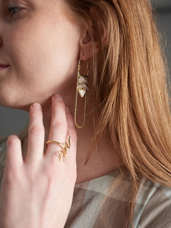Jewelry Flash Sale – Stylish Designs At Unbeatable Rates Maya Hook Earrings - Gold
