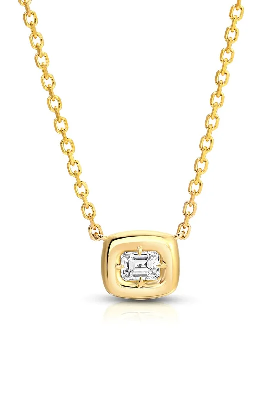 Discounted Jewelry For A Glamorous Look Mini Luna Necklace - 14K Yellow Gold