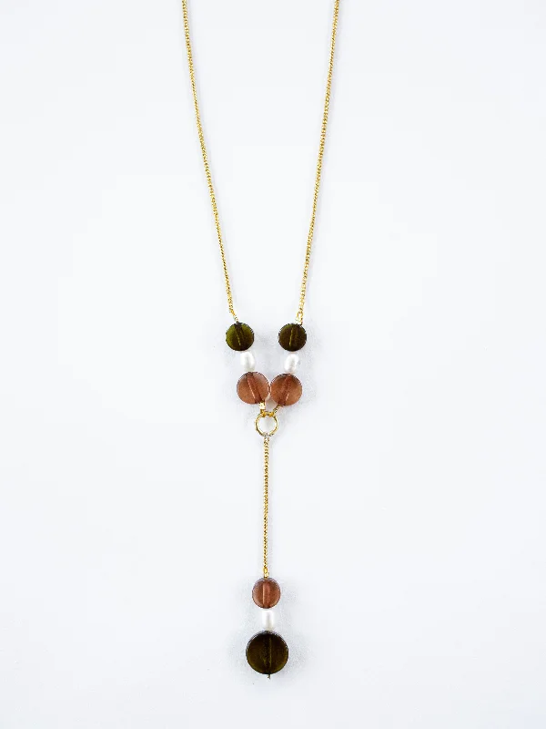 Grab Your Favorite Jewelry At The Lowest Prices Mod Bead Necklace - Gold