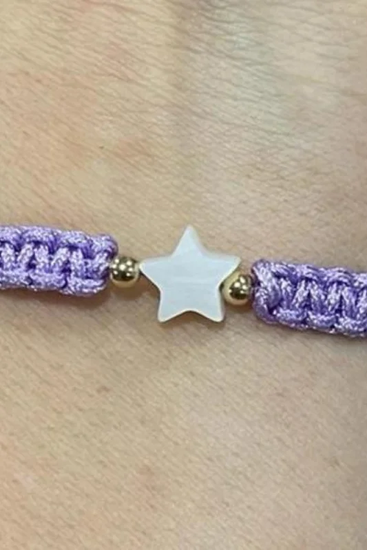 Elegant Necklaces And Bracelets At Limited-Time Offers Adults - Star - Mother of Pearl Citron Bracelets - Lila Elegant Necklaces And Bracelets At Limited-Time Offers Adults - Star - Mother of Pearl Citron Bracelets - Lila
