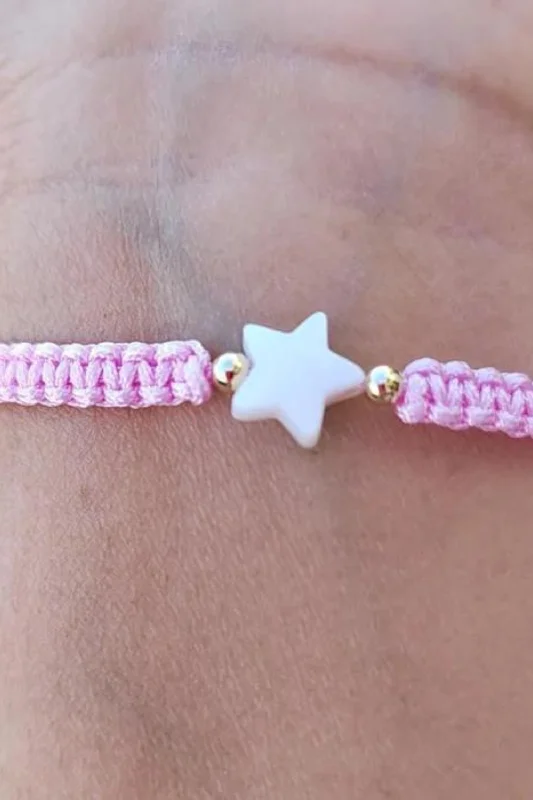 Must-Have Jewelry At Unbelievable Discounts Adults - Star - Mother of Pearl Citron Bracelets - Pink Lemonade Must-Have Jewelry At Unbelievable Discounts Adults - Star - Mother of Pearl Citron Bracelets - Pink Lemonade