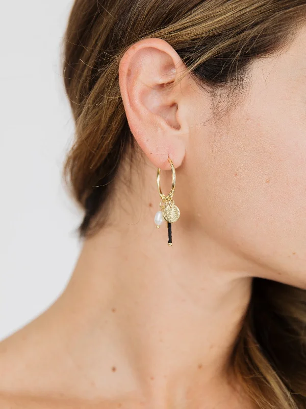 Final Call – Shop Exquisite Jewelry Before It's Gone Multi Charm Hoop Earrings - Gold Final Call – Shop Exquisite Jewelry Before It's Gone Multi Charm Hoop Earrings - Gold
