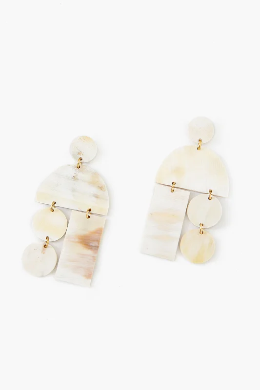 Elegant Jewelry, Affordable Luxury – Shop Now Natural Horn Mobile Earrings