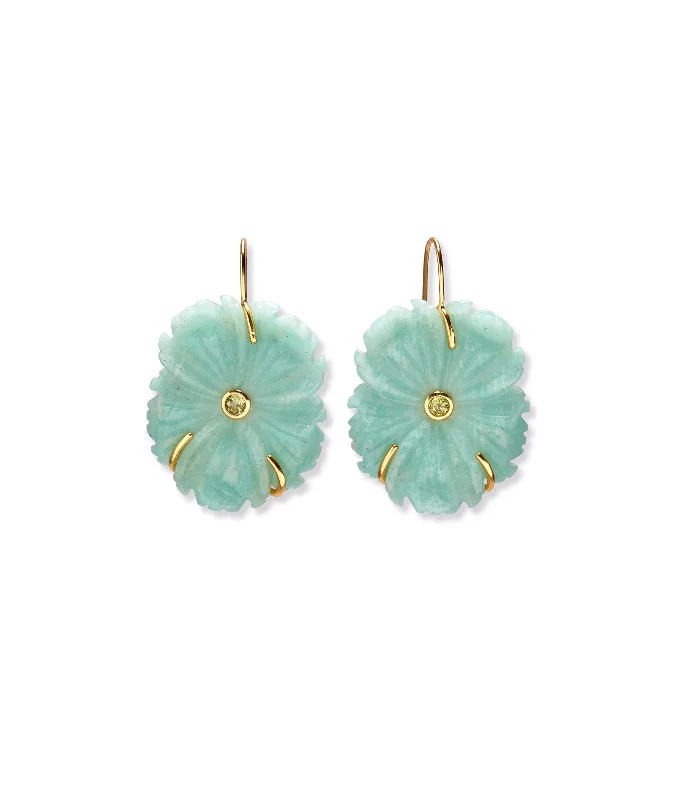 Discounted Luxury Jewelry – Shine Without The Splurge New Bloom Earrings in Sea Foam Discounted Luxury Jewelry – Shine Without The Splurge New Bloom Earrings in Sea Foam