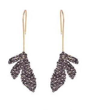 Grab Your Favorite Jewelry At The Lowest Prices NTA Hermatite Crystal Leaf Hook Earrings Grab Your Favorite Jewelry At The Lowest Prices NTA Hermatite Crystal Leaf Hook Earrings