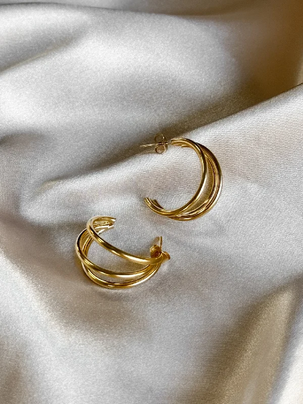 Jewelry Clearance – Final Chance To Save Big Gold Open Center Hoops