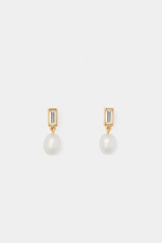 Get The Jewelry You Love At A Price You Love Pearl and Crystal Maura Earrings