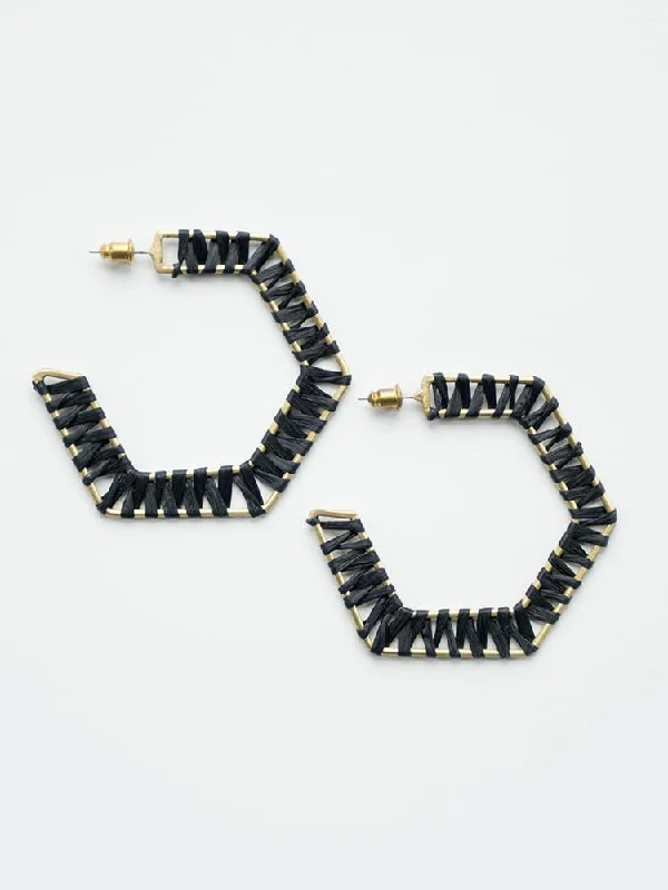 High-End Sparkle, Low-End Prices – Shop Now Piccadilly Earrings - Black