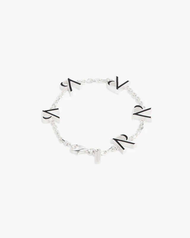 The Ultimate Jewelry Sale – Exclusive Styles At Great Prices Represent Enamel Bracelet - Silver The Ultimate Jewelry Sale – Exclusive Styles At Great Prices Represent Enamel Bracelet - Silver