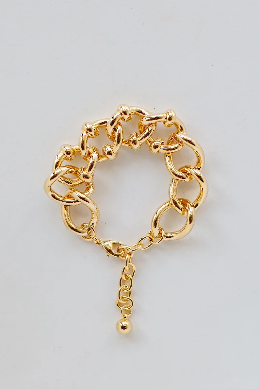 Exclusive Savings On Timeless Jewelry Pieces FINAL SALE - Rosie Gold Chainlink Bracelet Exclusive Savings On Timeless Jewelry Pieces FINAL SALE - Rosie Gold Chainlink Bracelet