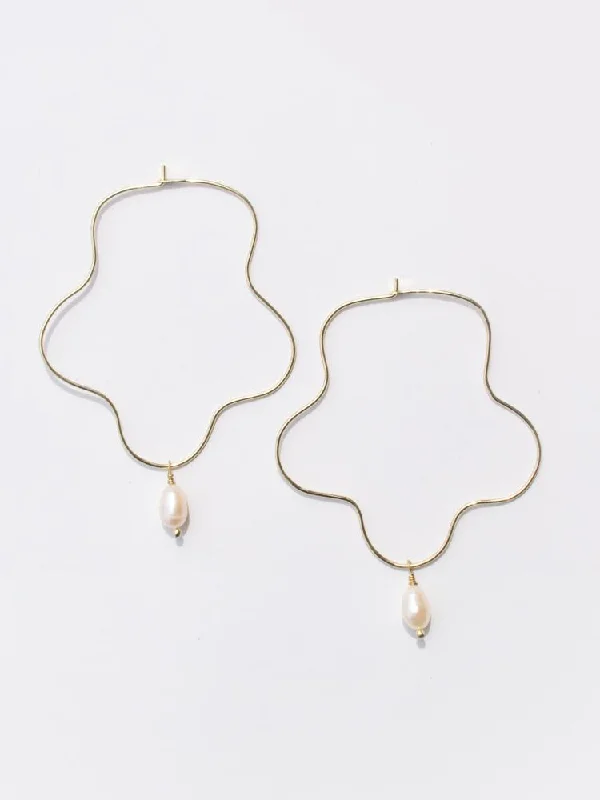 Affordable Elegance – Premium Jewelry At Special Prices Sea Squiggle Hoops - Gold