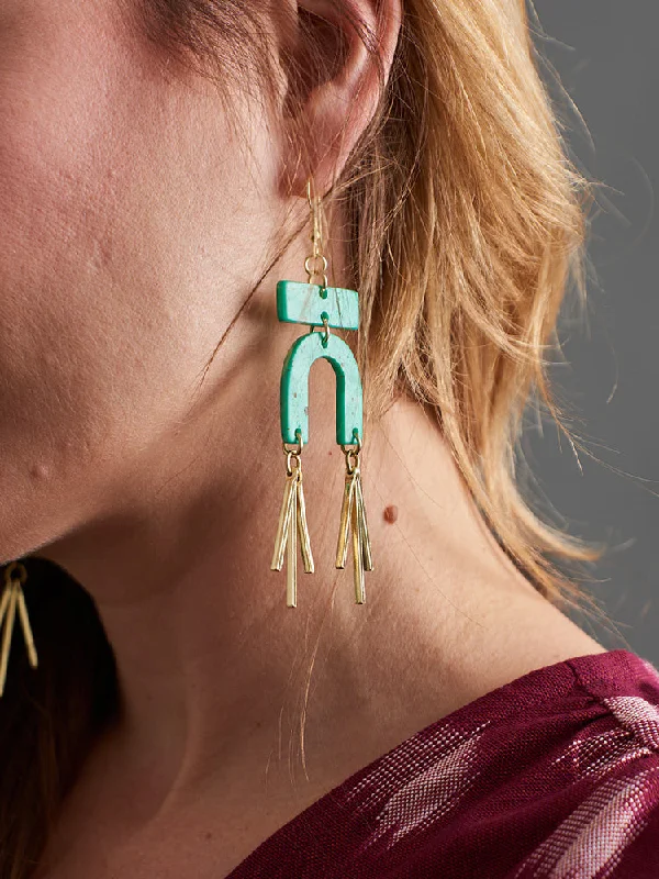 Affordable Luxury Jewelry – Style At A Great Price Seurat Speckle Earrings - Turquoise Affordable Luxury Jewelry – Style At A Great Price Seurat Speckle Earrings - Turquoise