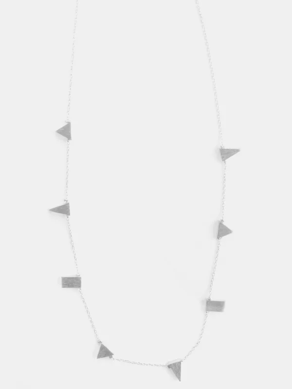 Elegant Designs, Unbeatable Discounts – Shop Jewelry Now Simple Shapes Necklace - Silver Elegant Designs, Unbeatable Discounts – Shop Jewelry Now Simple Shapes Necklace - Silver
