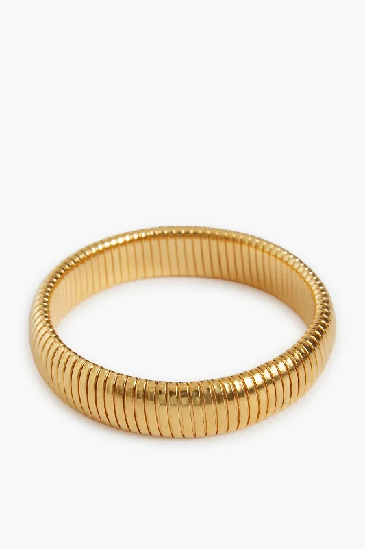 Small Gold Cobra Bracelet