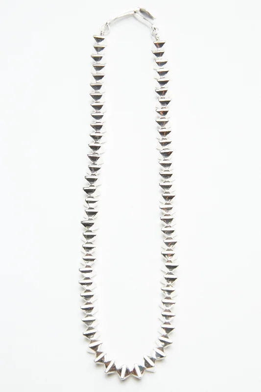 Luxury Handcrafted Jewelry For Elegant Looks Sterling Silver Octahedron (Dice) Bracelet by Trent Lee-Anderson
