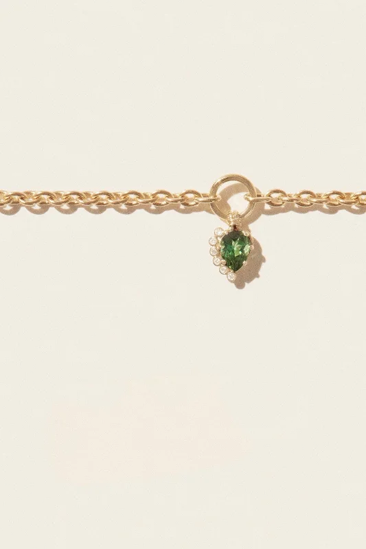Grab Stylish Jewelry Before The Sale Ends Sun N°1 Necklace - Green Tourmaline