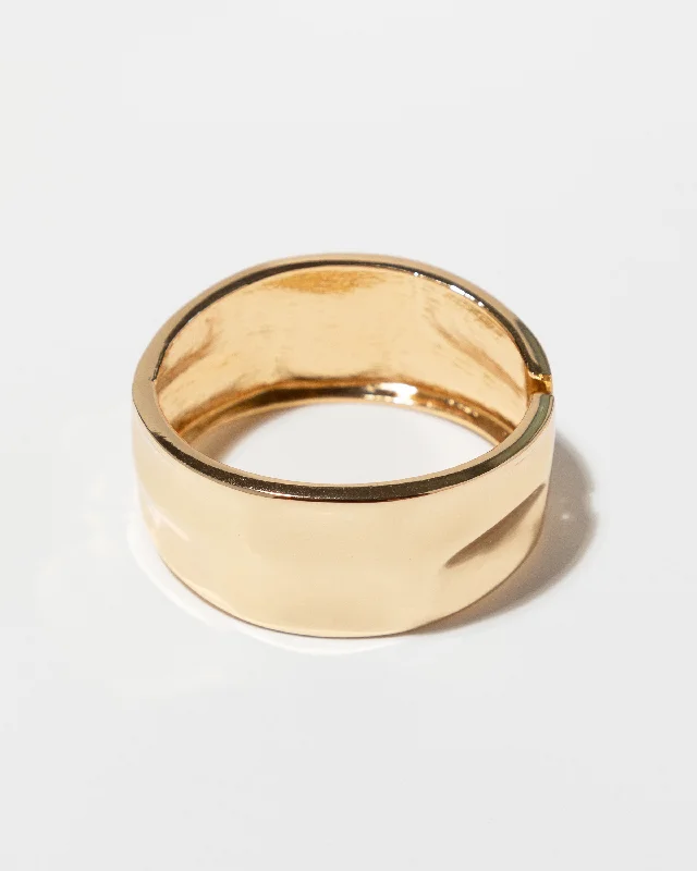 Romantic Heart-Shaped Jewelry For Special Gifts Textured Hinge Cuff Bracelet