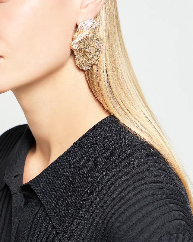 The Perfect Accessory For Less – Jewelry Sale Live Textured Leaf Drop Earrings