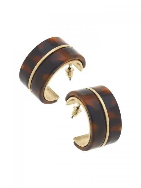 Limited-Time Jewelry Sale – Elegant Styles At Less Tortoise Chunky Hoop Earrings
