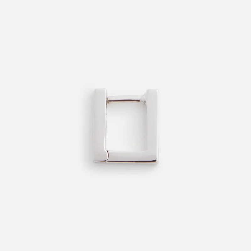 Limited Stock On Premium Jewelry At Low Prices Tom Wood Sleek Huggie - Silver
