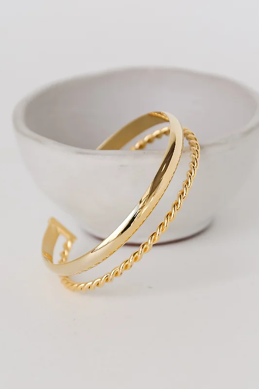 Timeless Jewelry Styles At Wallet-Friendly Prices FINAL SALE - Valerie Gold Cuff Bracelet Timeless Jewelry Styles At Wallet-Friendly Prices FINAL SALE - Valerie Gold Cuff Bracelet