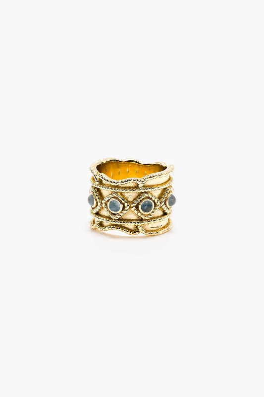 Affordable Gold-Plated Jewelry For Modern Fashion Victoria Ring
