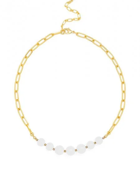 Modern Jewelry At Exclusive Discounts – Shop Today White Glass Bead Necklace