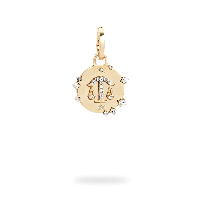 Jewelry Sale Bonanza – Grab Your Sparkle Now Zodiac Diamond Libra Hinged Charm