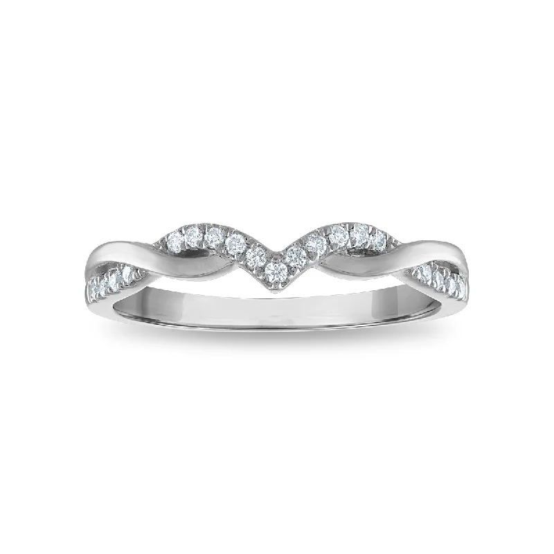 Limited-Stock Jewelry Clearance – Grab Your Favorites Now 1/10 CTW Diamond Anniversary Twist Ring in 10KT White Gold Limited-Stock Jewelry Clearance – Grab Your Favorites Now 1/10 CTW Diamond Anniversary Twist Ring in 10KT White Gold