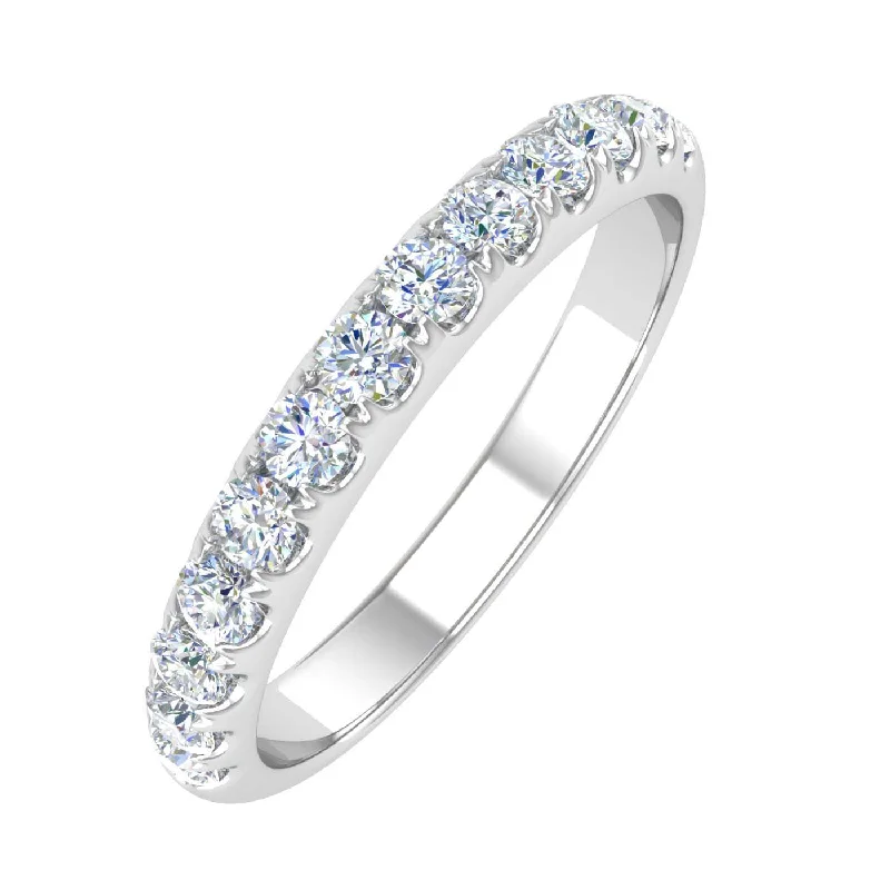 The Perfect Jewelry Piece At The Perfect Price 1/2 Carat Round Diamond Wedding Band Ring in Gold - IGI Certified The Perfect Jewelry Piece At The Perfect Price 1/2 Carat Round Diamond Wedding Band Ring in Gold - IGI Certified