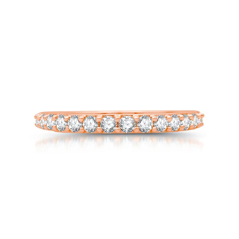 The Perfect Jewelry Piece At The Perfect Price 1/2 CTW Diamond Anniversary Ring in 10KT Rose Gold The Perfect Jewelry Piece At The Perfect Price 1/2 CTW Diamond Anniversary Ring in 10KT Rose Gold