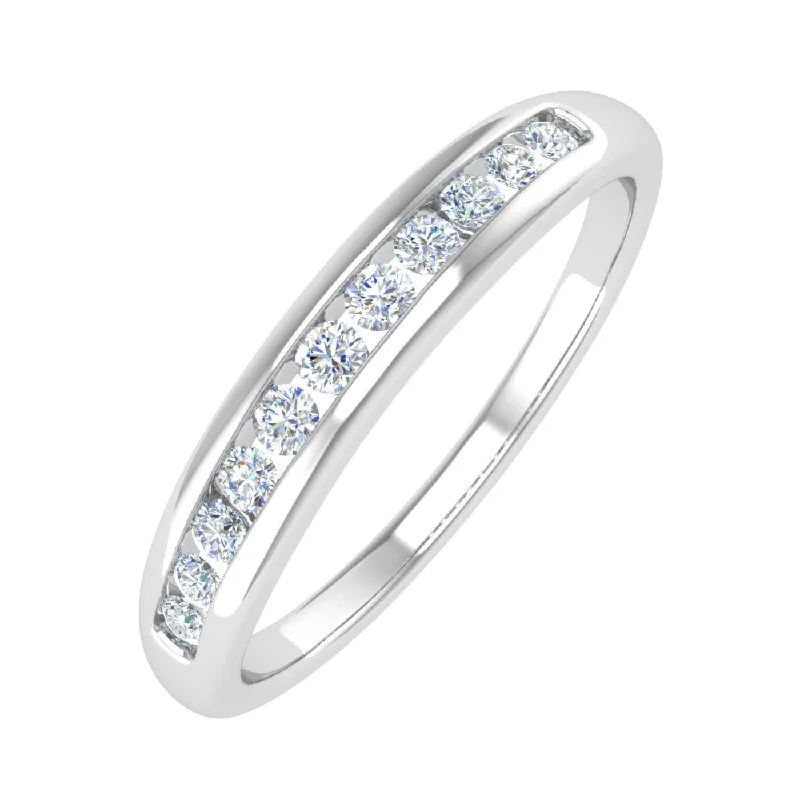 Flash Sale On Stunning Jewelry – Limited Stock Available 1/4 Carat Channel Set Round Diamond Wedding Band Ring in Gold - IGI Certified Flash Sale On Stunning Jewelry – Limited Stock Available 1/4 Carat Channel Set Round Diamond Wedding Band Ring in Gold - IGI Certified