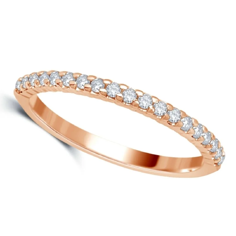 Personalized Jewelry Sale – Unique Pieces At Great Prices 1/7 CTW Diamond Wedding Ring in 14KT Rose Gold Personalized Jewelry Sale – Unique Pieces At Great Prices 1/7 CTW Diamond Wedding Ring in 14KT Rose Gold