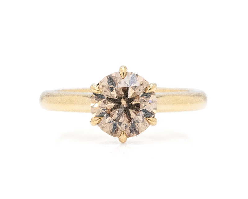 Affordable Luxury Jewelry – Style At A Great Price 1.90-Carat Champagne Diamond Solitaire Affordable Luxury Jewelry – Style At A Great Price 1.90-Carat Champagne Diamond Solitaire