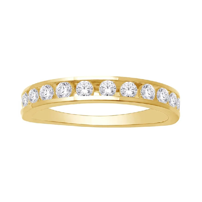 Sparkle More For Less – Jewelry Sale Happening Now 14K 0.46-0.53CT D-LADIES BAND