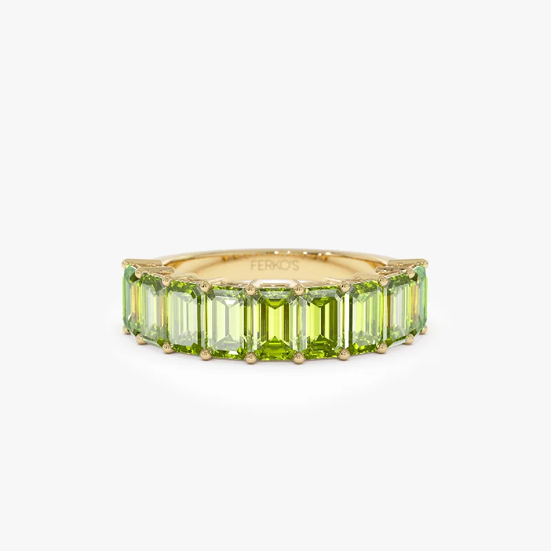 Exclusive Online Discounts On Stylish Jewelry 14k Emerald Cut Peridot Nine Stone Ring 2.35ctw Exclusive Online Discounts On Stylish Jewelry 14k Emerald Cut Peridot Nine Stone Ring 2.35ctw