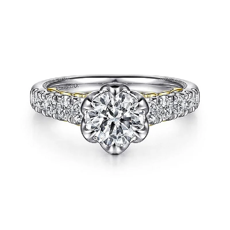 Stunning Jewelry Pieces At The Lowest Prices Ever 14K White Gold 'Basia' Classic Round Diamond Engagement Ring Stunning Jewelry Pieces At The Lowest Prices Ever 14K White Gold 'Basia' Classic Round Diamond Engagement Ring
