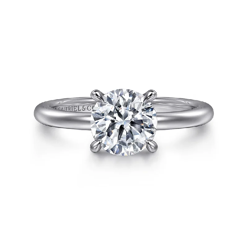 Timeless Jewelry At Special Discount Rates 14K White Gold 'Ali' Round Diamond Engagement Ring Timeless Jewelry At Special Discount Rates 14K White Gold 'Ali' Round Diamond Engagement Ring