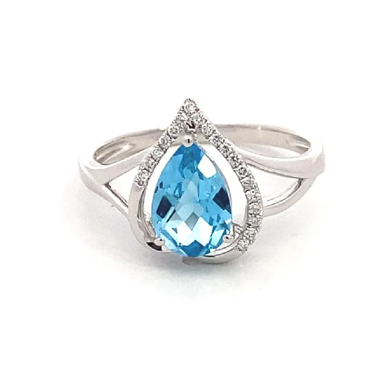 Jewelry Clearance – Final Chance To Save Big 14K White Gold Blue Topaz And Round Diamonds Free Form Ring Jewelry Clearance – Final Chance To Save Big 14K White Gold Blue Topaz And Round Diamonds Free Form Ring