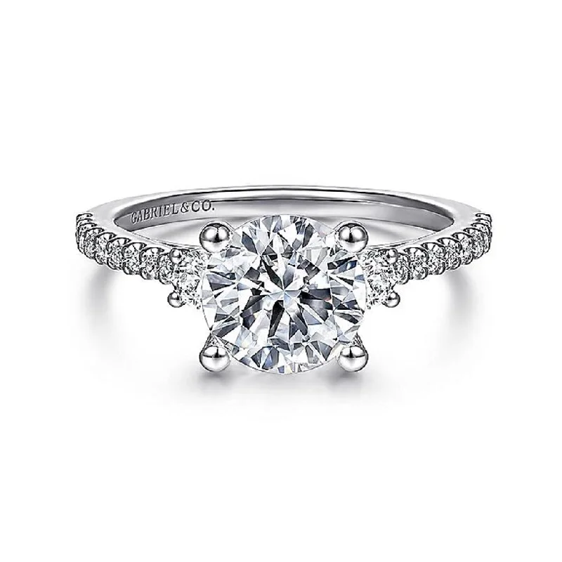 Jewelry Flash Sale – Stylish Designs At Unbeatable Rates 14K White Gold 'Chantal' Three Stone Round Diamond Engagement Ring Jewelry Flash Sale – Stylish Designs At Unbeatable Rates 14K White Gold 'Chantal' Three Stone Round Diamond Engagement Ring