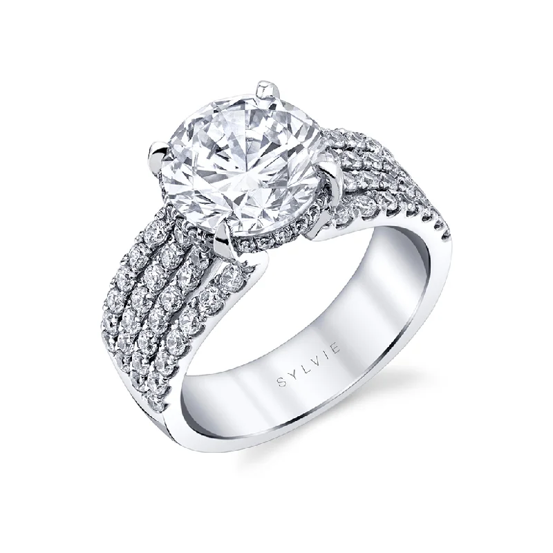 Trending Jewelry Now Available At Exclusive Prices 14K White Gold 'Dawn' Hidden Halo Round Diamond Engagement Ring Trending Jewelry Now Available At Exclusive Prices 14K White Gold 'Dawn' Hidden Halo Round Diamond Engagement Ring