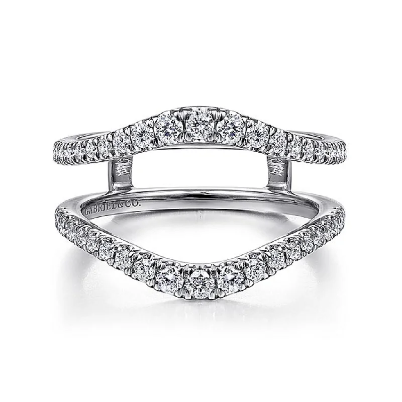 Limited-Stock Jewelry Sale – Once It's Gone, It's Gone 14K White Gold Diamond Ring Enhancer