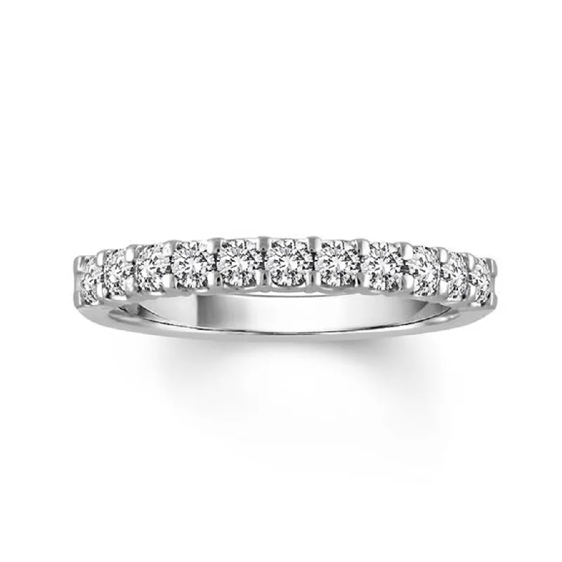 Get Ready To Sparkle – Special Jewelry Discounts 14K White Gold Half Anniversary Diamond Ring Get Ready To Sparkle – Special Jewelry Discounts 14K White Gold Half Anniversary Diamond Ring