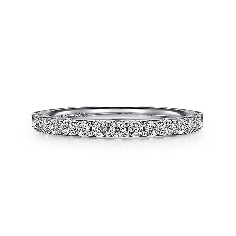 Unlock Unbeatable Jewelry Deals Before They’Re Gone 14K White Gold Shared Prong Diamond Wedding Band