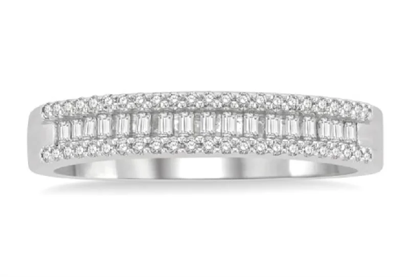 Sparkle For Less – Shop Our Limited-Time Jewelry Deals 14K White Gold Stackable Baguette Diamond Ring Sparkle For Less – Shop Our Limited-Time Jewelry Deals 14K White Gold Stackable Baguette Diamond Ring